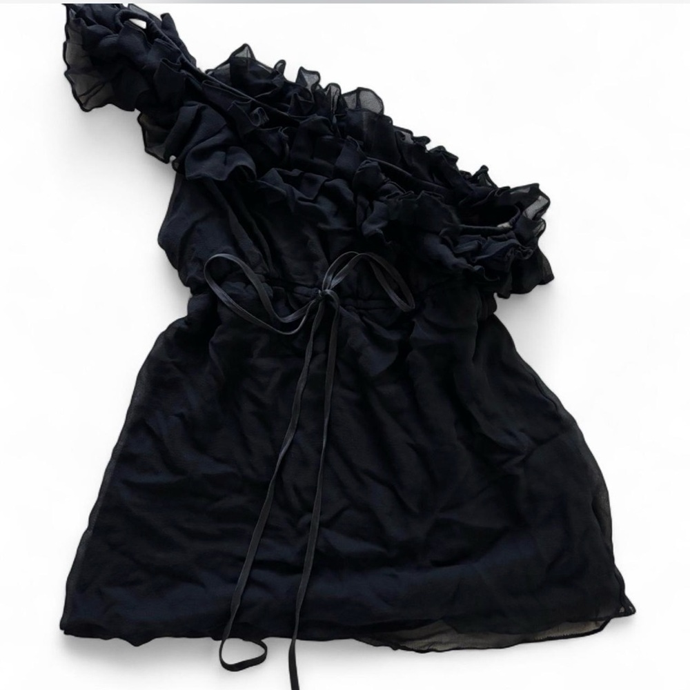 Nu Collective Black Ruffled Dress